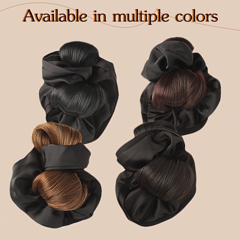 elegant black bow hair bun clip stylish womens updo accessory with     formal events and parties party hair accessory elegant hair accessory   clip Product details 3
