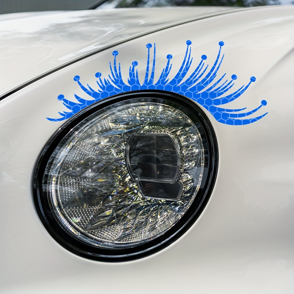 Personaliza Tu Coche: Calcomanía Reflectante Gecko Para Faros Traseros – Plateado, único Y Divertido