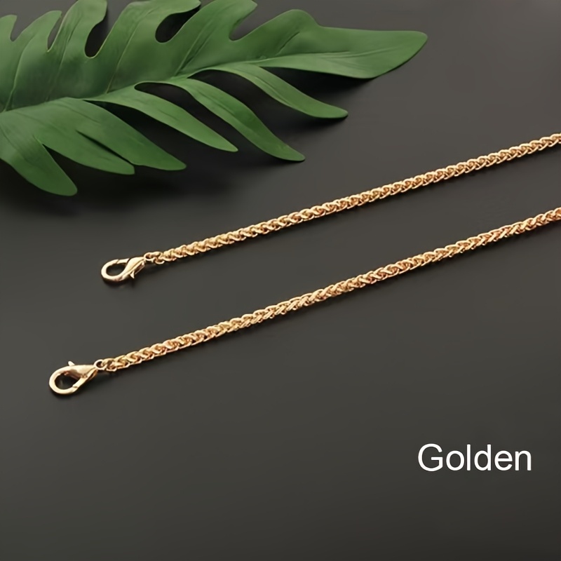 TEMU Accesorio de cadena para bolso, compra individual, correa de , cadena de metal, cadena de repuesto cruzada de individual, fabricación de