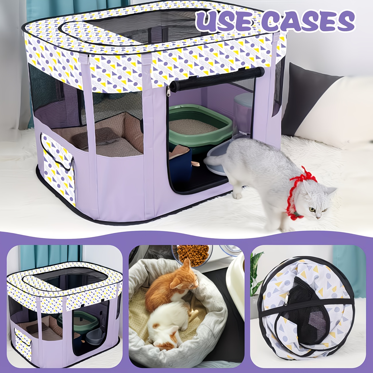 Pet playpen use examples