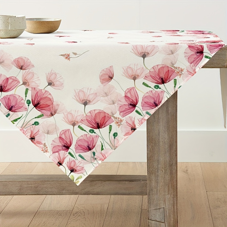 

Artoid Poppy Tablecloth, Table Linen, For , 85x85cm