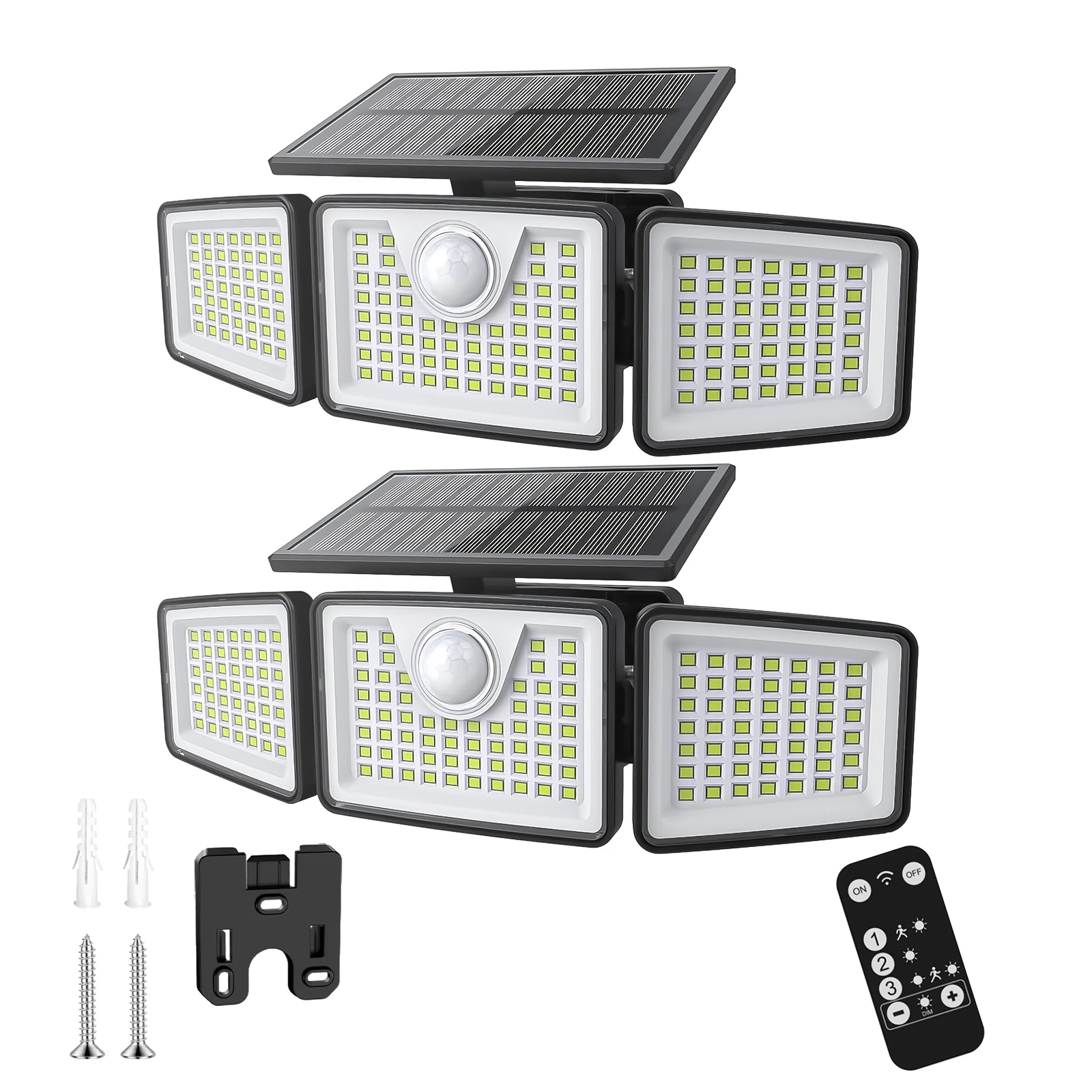 1pc 2500 lights outdoors motion sensor 3 head – detail 4