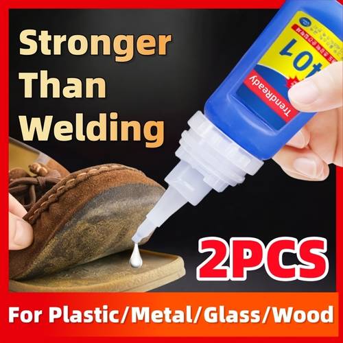 2pcs super fast drying waterproof clear strong bonding for wood leather pvc ceramic shoes crafts repairs office supplies super heavy duty for everything highstrength durable