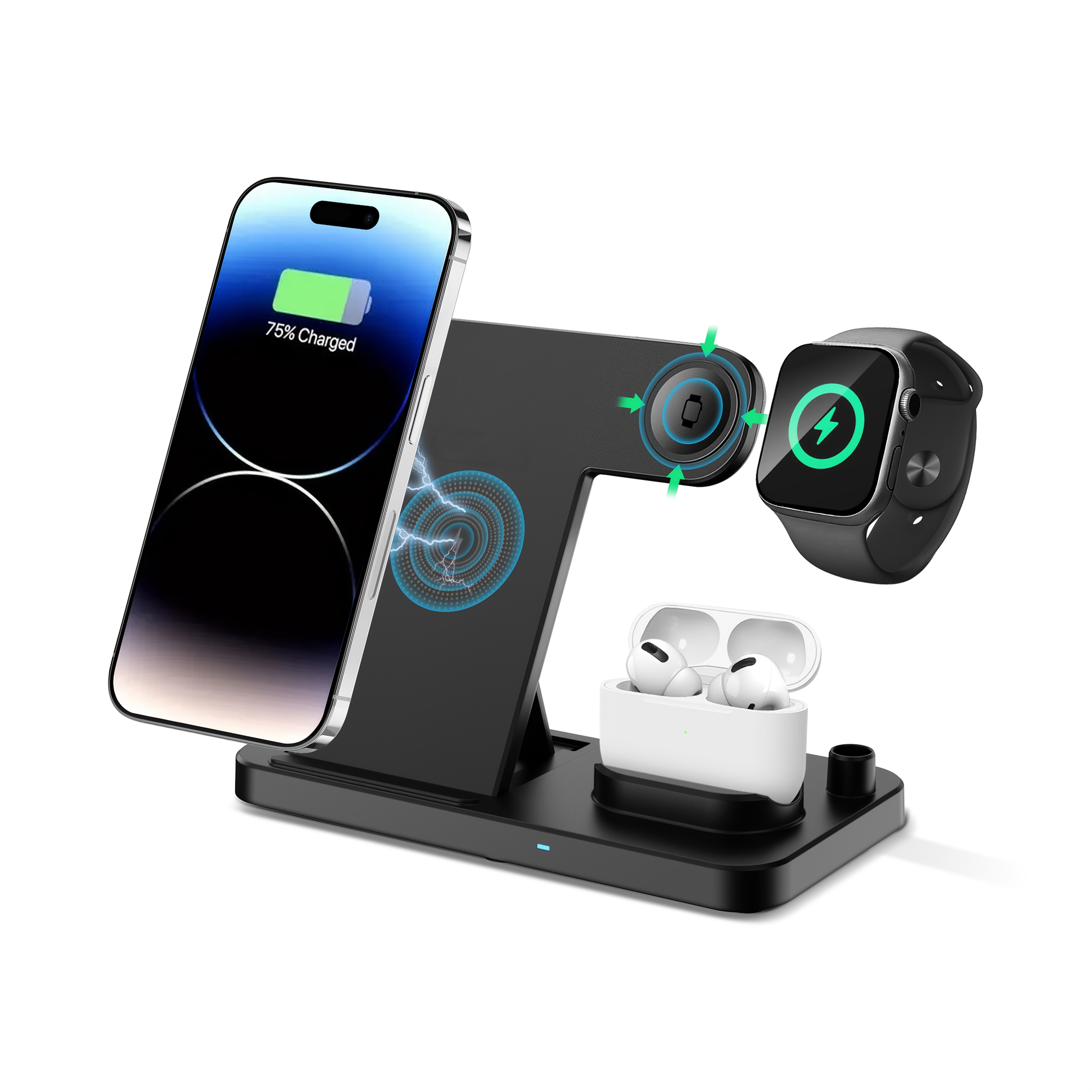 Cargador Iphone SwanScout Estación De Carga Inalámbrica Para