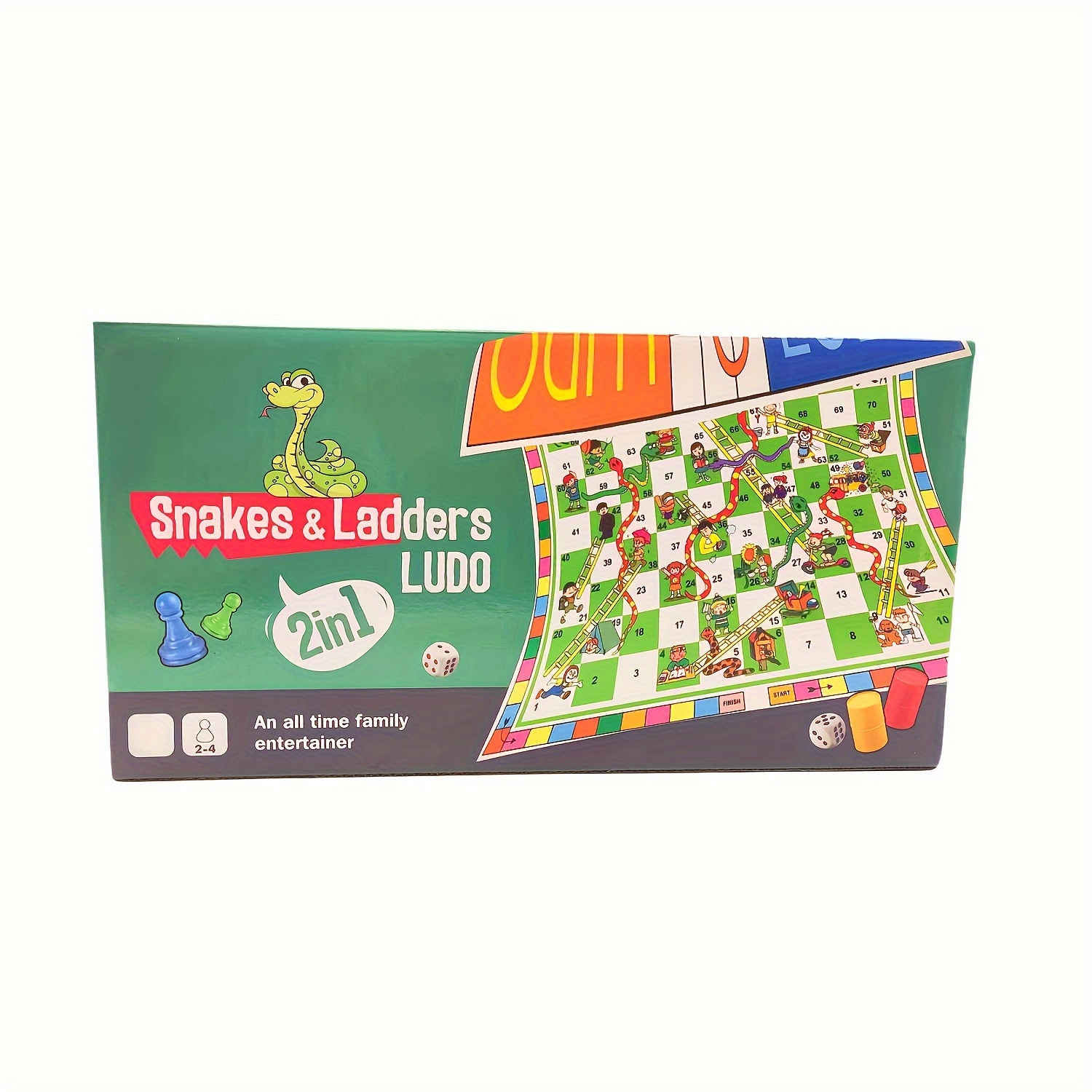 Snakes Ladders Board Game Standard Edition Strategy Family - Temu