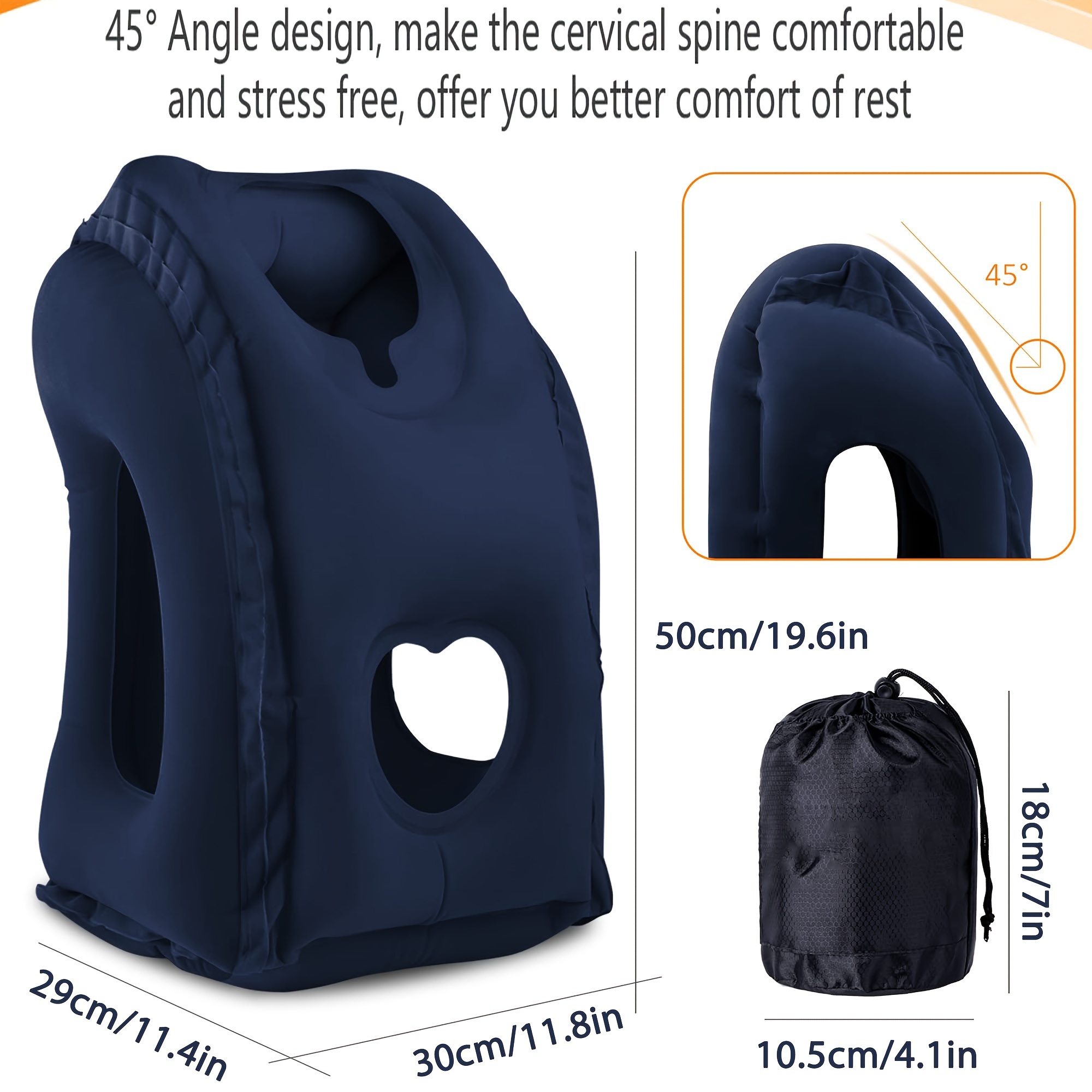 ergonomic inflatable         and     patented   for     and deflation suitable for long       and       or           suitable   14 and up details 6