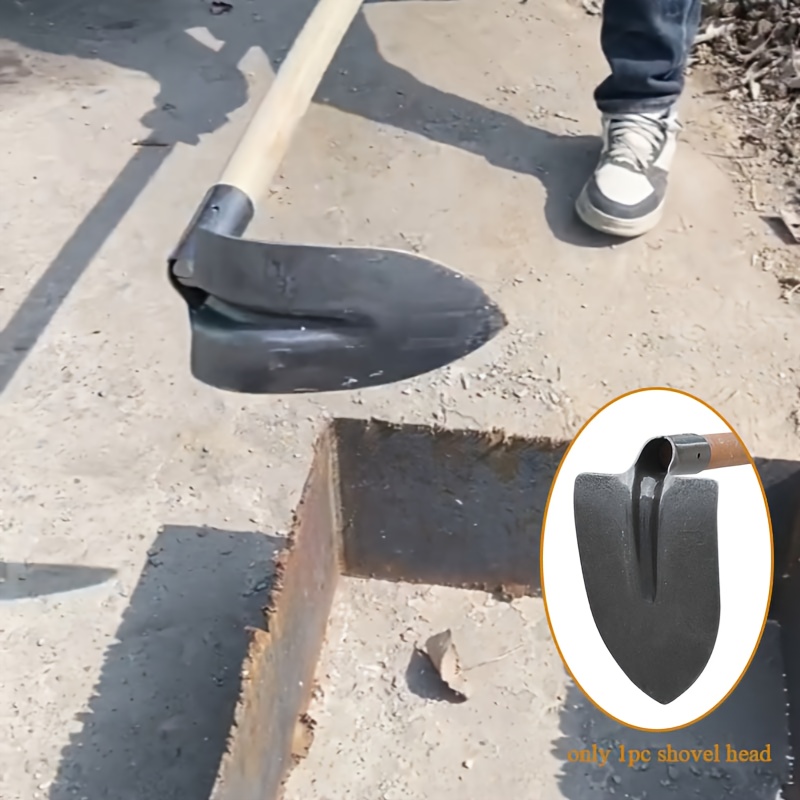 Image of Steel Heavy-duty Gardening Shovel [increase Weight And Thicken] - Overall Triangular Hoe - Suitable For Outdoor Gardening
