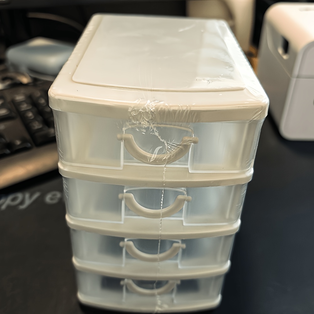 a versatile four tier drawer storage unit made of plastic ideal for organizing wardrobes and lockers this desktop organizer is perfect for storing bras underwear socks cosmetics belts ties