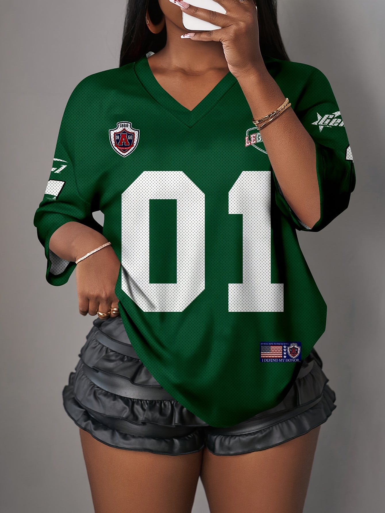 Comeback Club 2 Layer Jersey T Shirt 1 Female