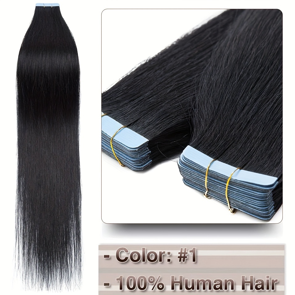 Blonde Hair Extensions Made From Real Human Hair, Featuring A Seamless And Invisible Double-sided Adhesive Skin Weft