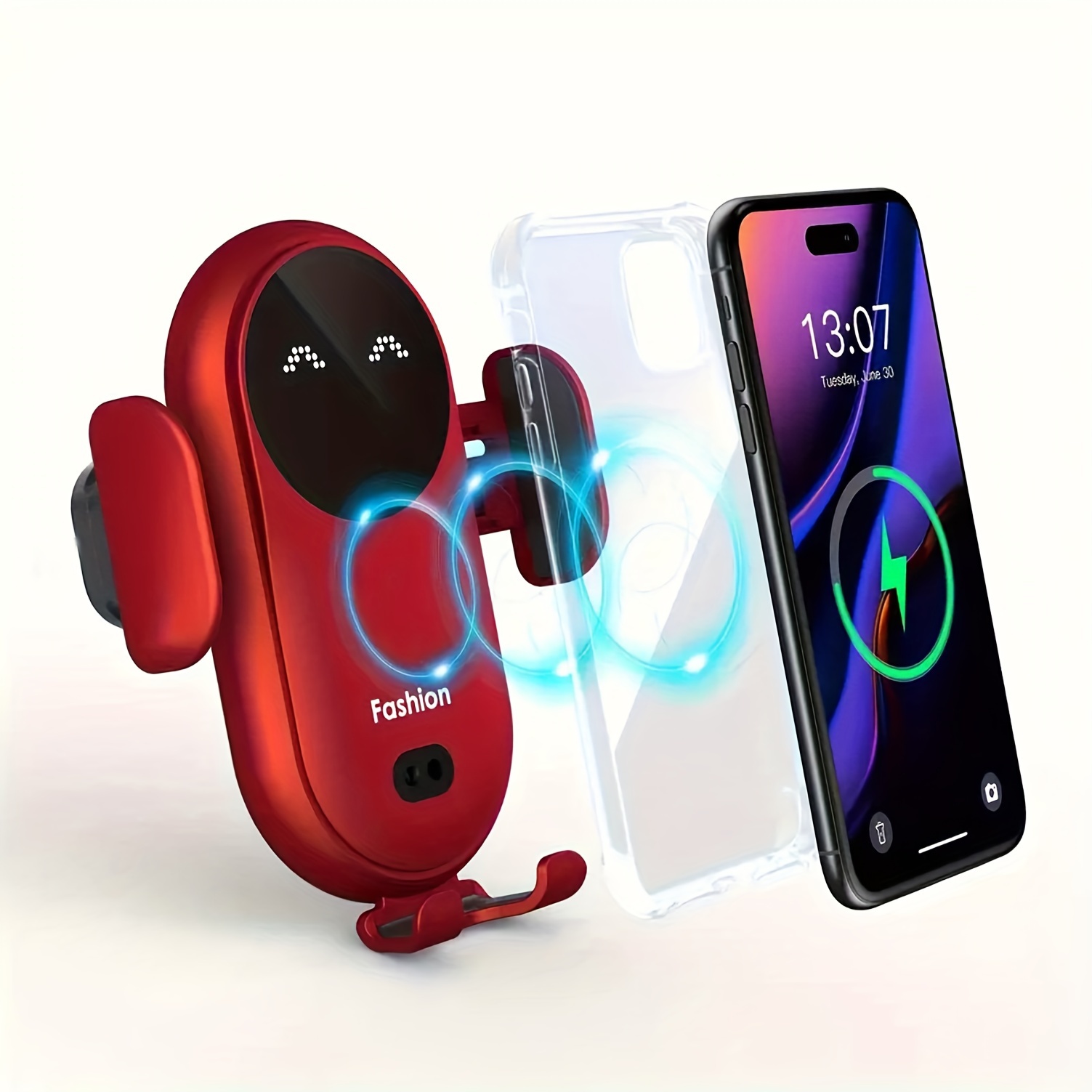 

Wireless Car Charger Car Phone Mount Holder Stand Auto Clamping Fast Charging For Pro Max/16/15/14/13/12/11/xs/x/8, For S24/s23/s22/note 20 Ultra/note 10/s10/s9/s8