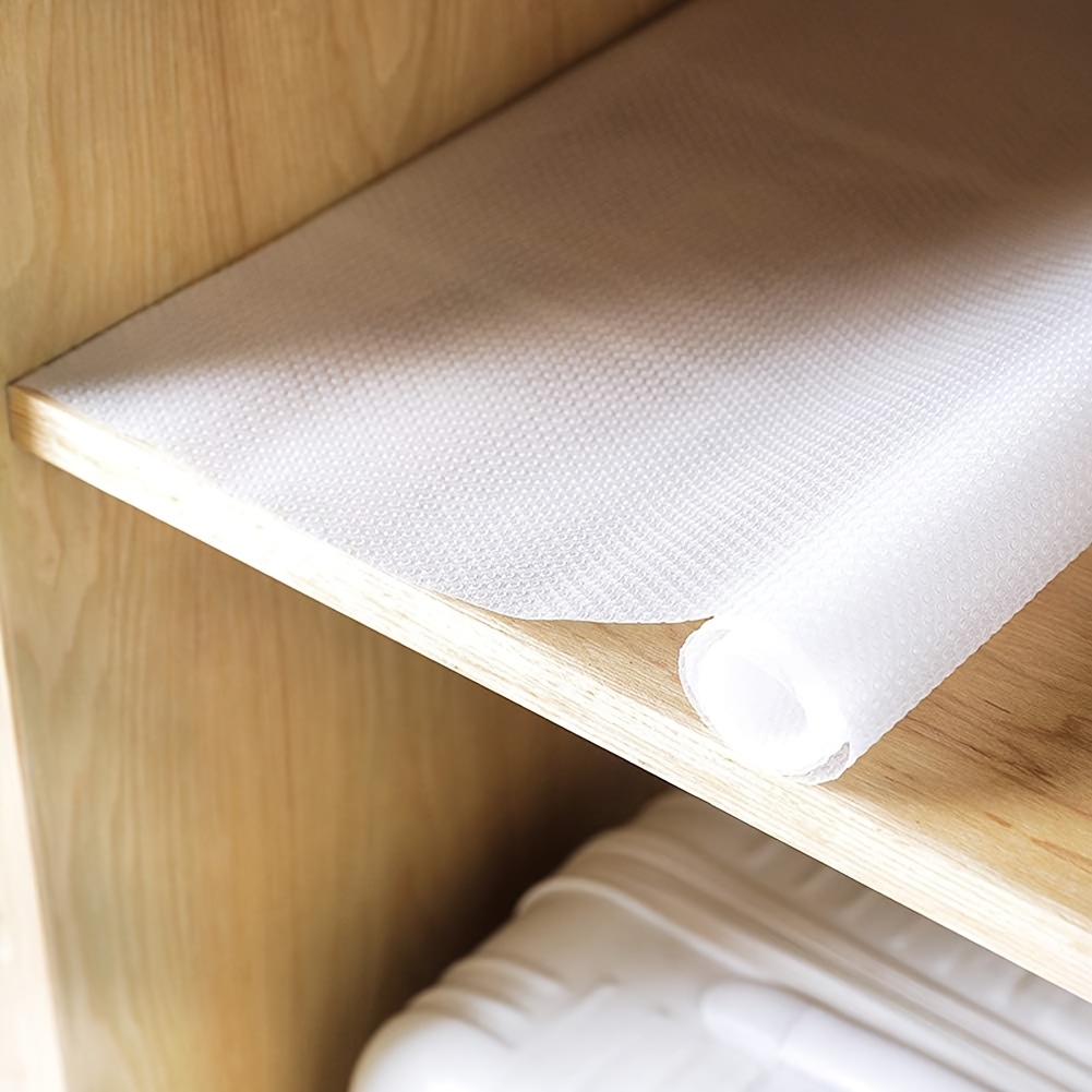 TEMU 1 Rolle, Transparente Punkt Anti-Rutsch Schubladenunterlage, (Größe * 39.37 Zoll) Küchen Ölbeständige Schutzmatte, Zuschneidbar, Verwendet für