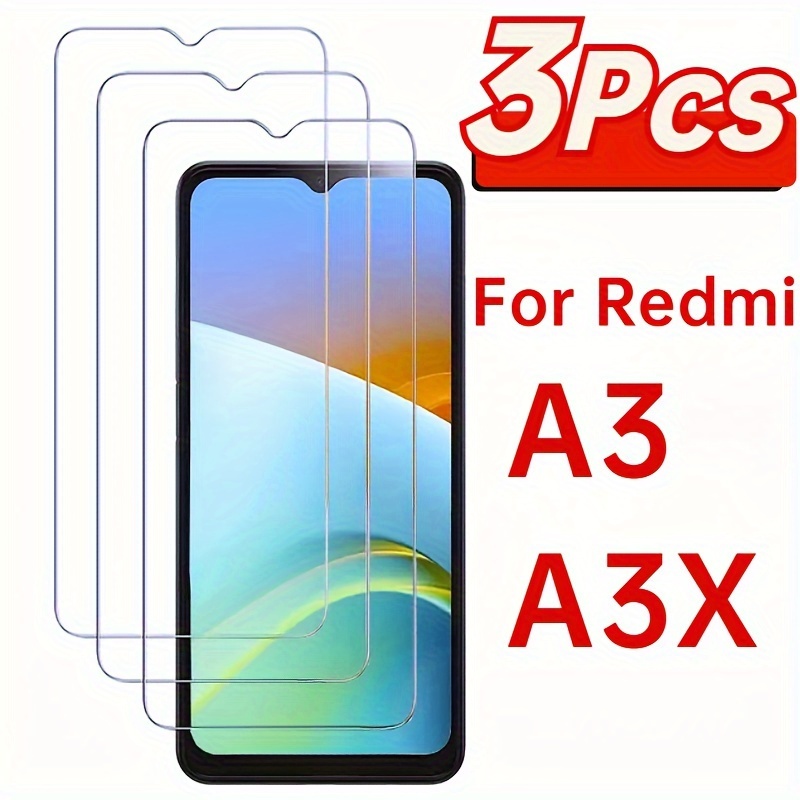 

Protecteurs d'écran en verre trempé 3-Pack pour Xiaomi A3/A3X, 9H, HD transparent, , installation bulles, protection d'écran anti-rayures