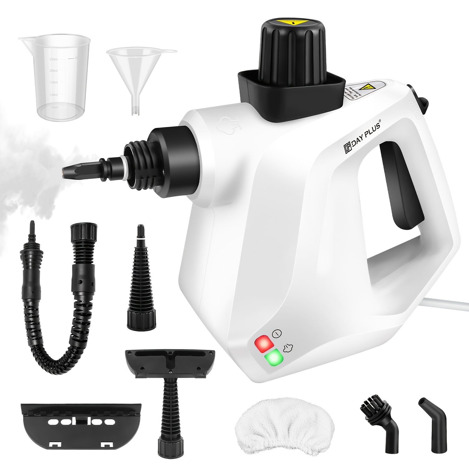 TEMU Nettoyeur Vapeur à Main, Nettoyeurs Vapeur Portables, Nettoyeur Vapeur à Main, pour l'Élimination des Taches sur Multi-Surfaces, Parfait pour