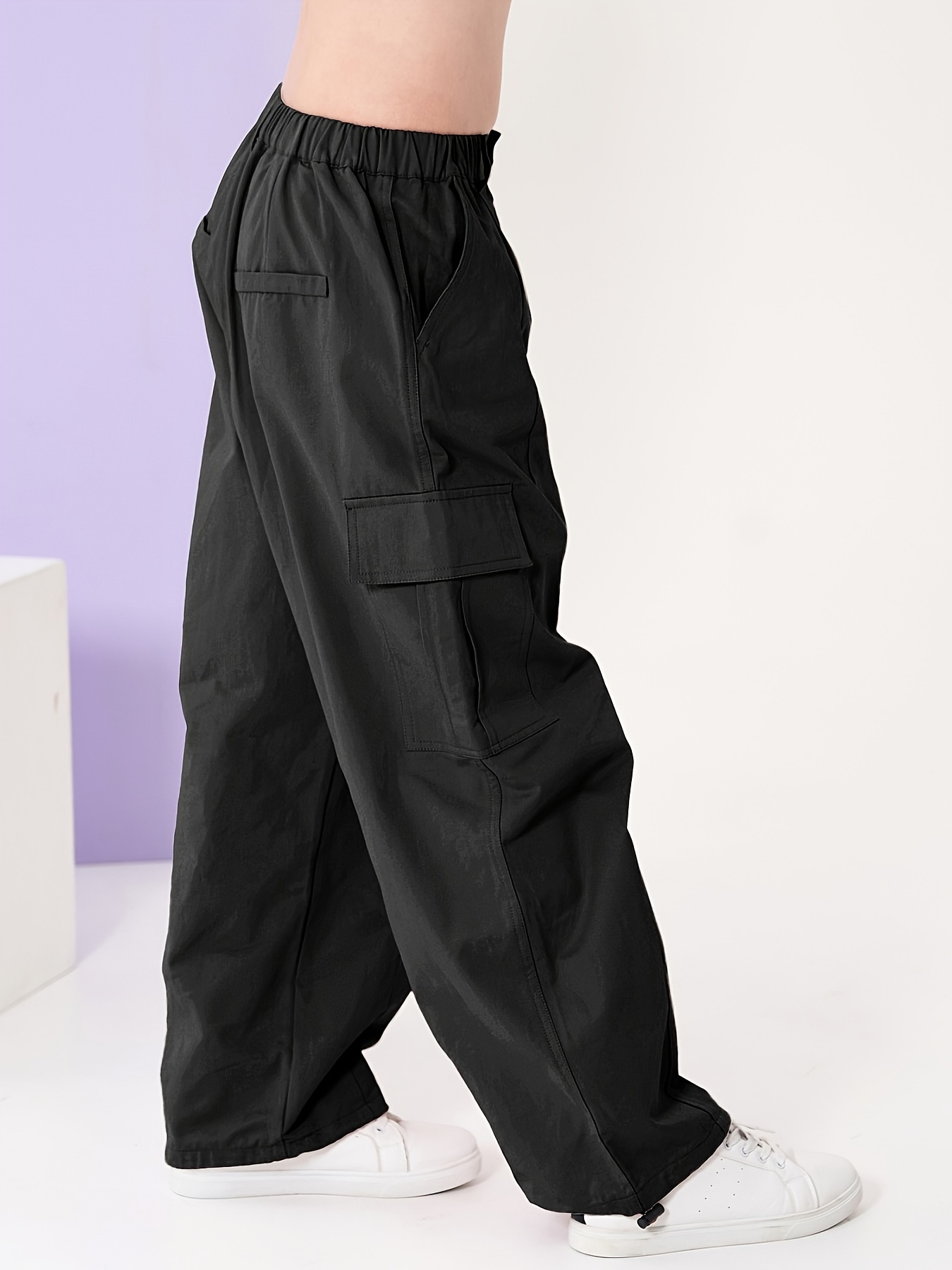 Pantalones De Ocio Para Niños - Cintura Elástica Con Cordón, Holgados, Cómodos Para Jugar Y Diario