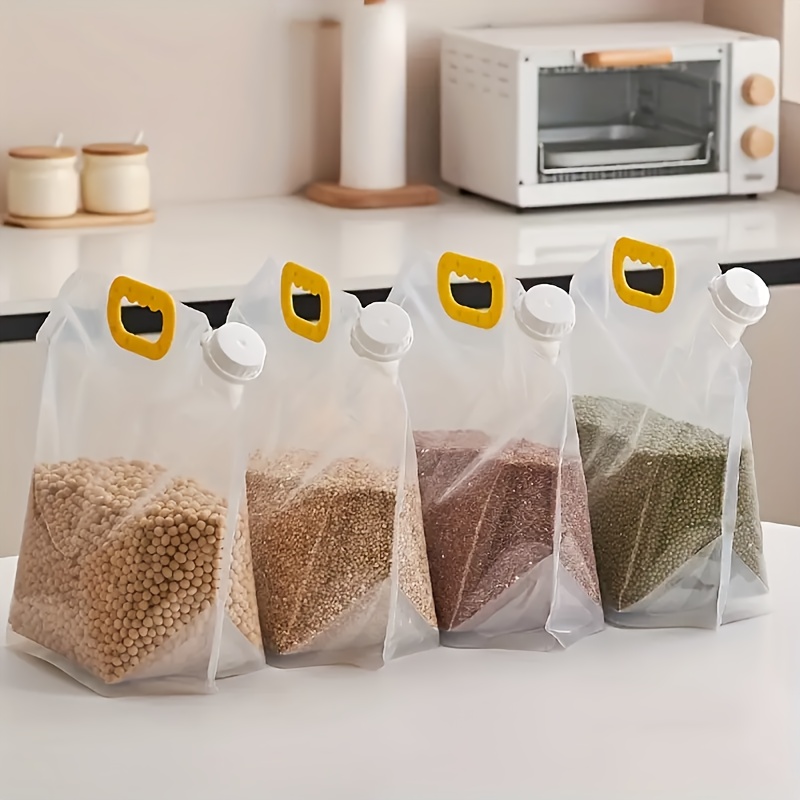 Tres Tamaños de Bolsas de Almacenamiento para Granos, Bolsas para Cerveza, Bolsas de Agua Plegables y Contenedores Multifuncionales Adecuados para Cereales, Nueces, Snacks, Etc. - Almacenamiento de Cocina, Herramientas de Almacenamiento de Agua para Senderismo, Suministro de Agua de Emergencia, Picnics, Montañismo