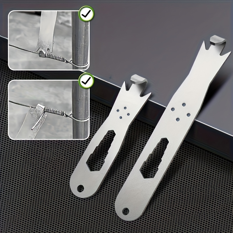 TEMU 2pcs Fencing Tools Fencing For Clamps Hook Twisting Tool Multifunctional Fencing Wire Twister For Clamps Saving Time And  Tightly Twisting
