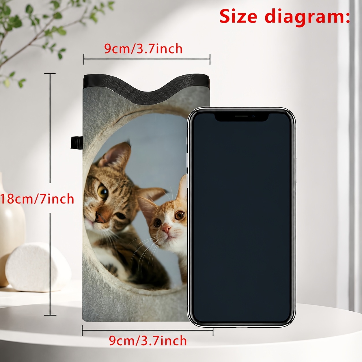 TEMU (custom) 1pc Personalized Photo Phone Bag With Adjustable Lanyard, Small Reusable Pouch For Iphone And , 2d Flat Printing Wallet, Suitable For
