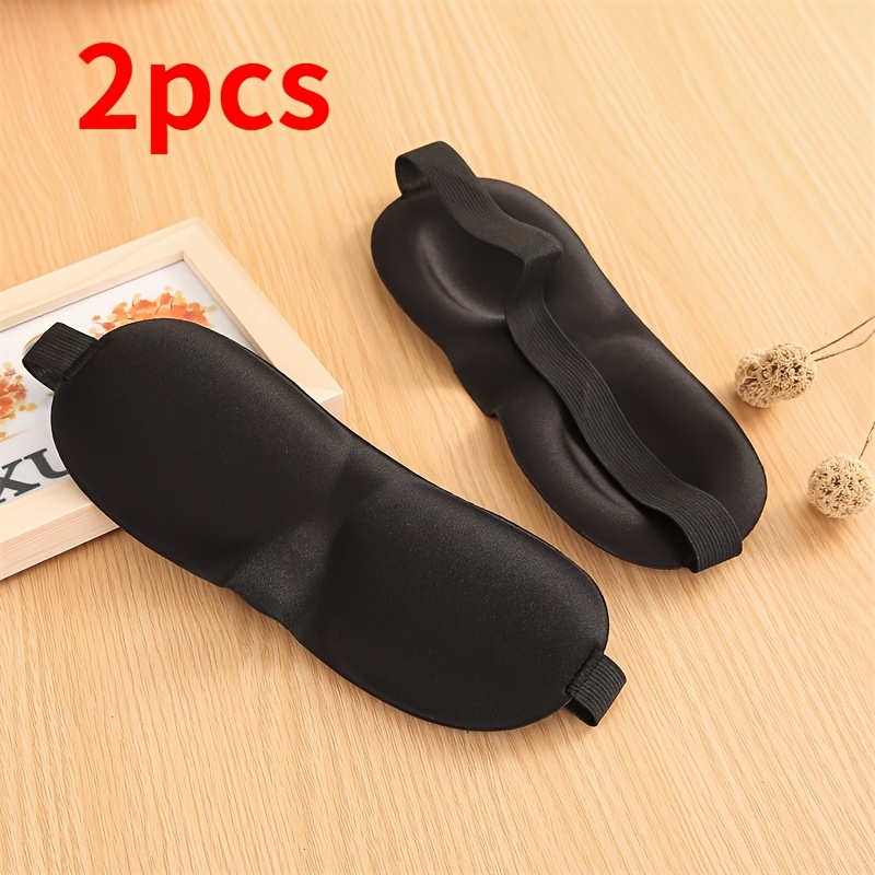 2-pack, 3d Stereoscopic Sleep Masks, Suitable For Yoga Rest, , And Nighttime Sleep With Comfortable Fabric. Are Ideal Resting For Travelers And Students. Make Great Valentine's Day Gifts