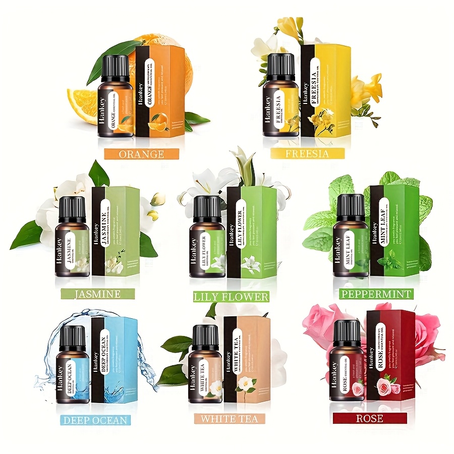 Set de 3 sticle de uleiuri esențiale pentru aromaterapie, fiecare sticlă conținând 10ML; difuzor; lumânare pentru aromaterapie; arzător pentru aromaterapie cu piatră difuzoare de parfum; umidificator; aromaterapie auto; reumplere ulei esențial pentru aromaterapie casnică