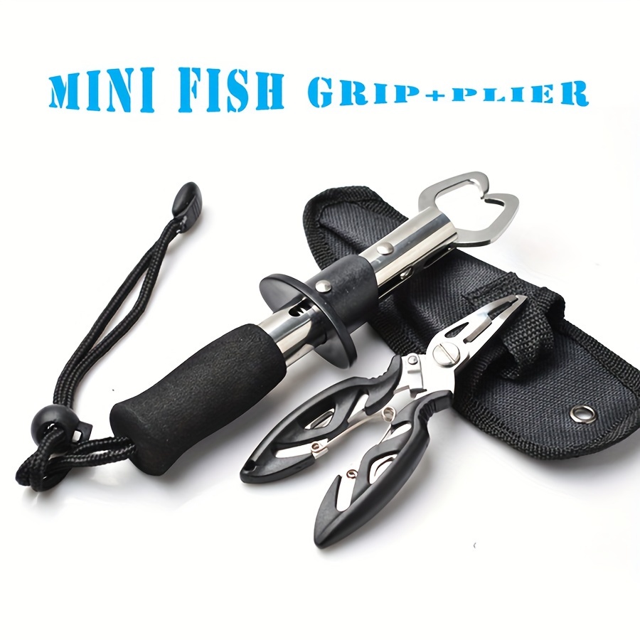 

Fish Lip Gripper And Multifunctional Pliers & Hook Remover, Outdoor Fishing Tool