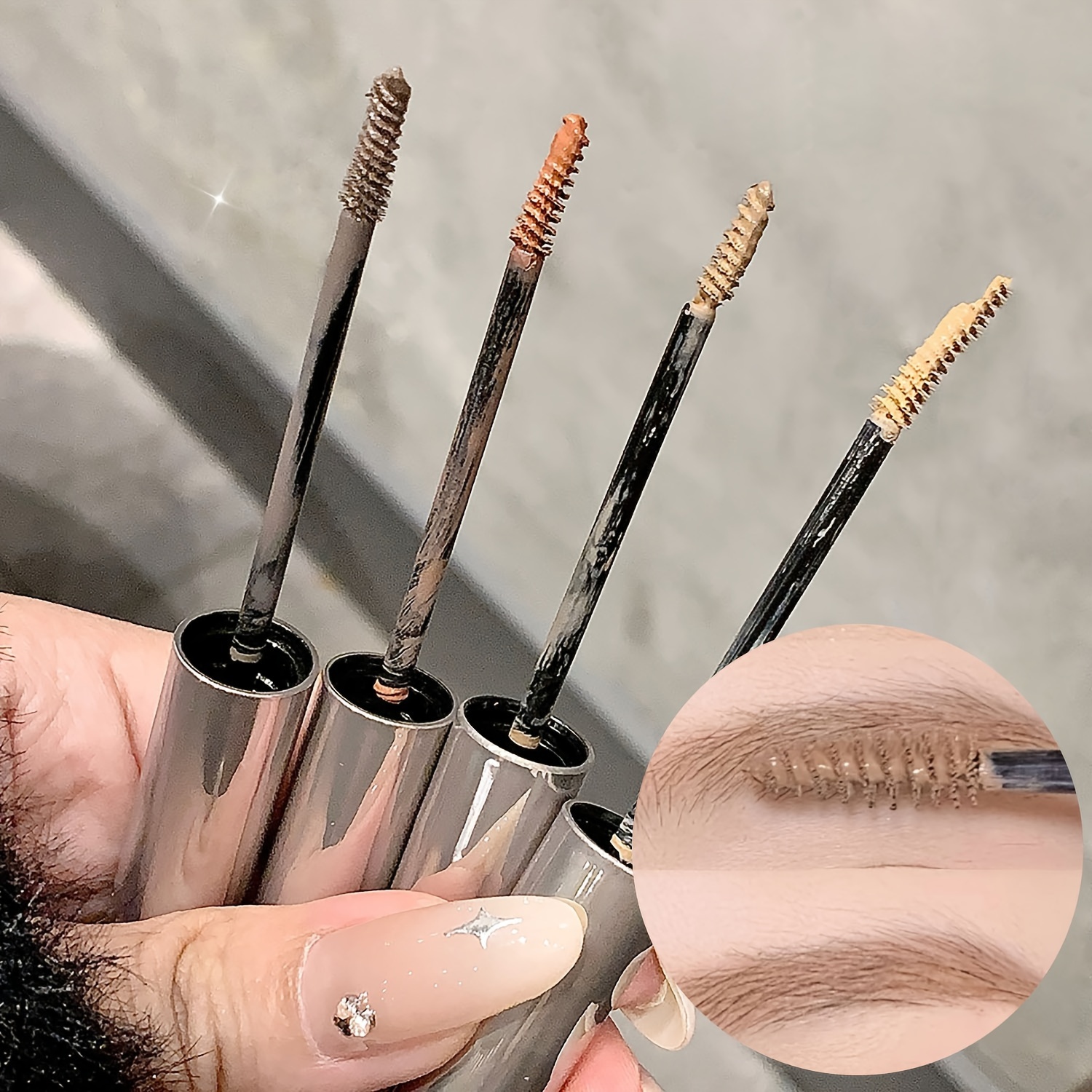   yu natural eyebrow tint natural and three dimensional with   fluffy and wild eyebrows   covers   eyebrow color long   easy to apply easy to draw   light delicate and not easy to  