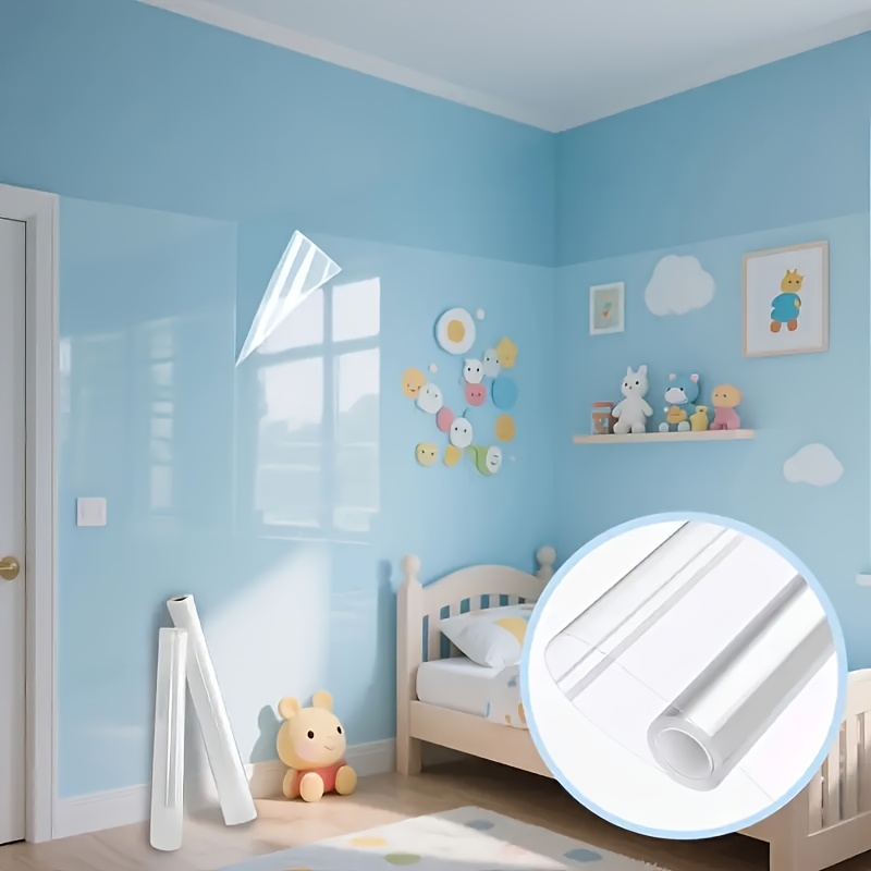 High-temperature Resistant Pvc Splash Guard - Oil And Water Resistant Self-adhesive Backing Wall Protector, Suitable For Kitchen, Cabinets, And Range Hoods