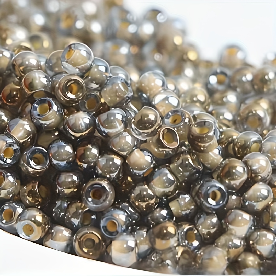 High Quality Uniform Transparent Bead Core Rainbow Glass Beads