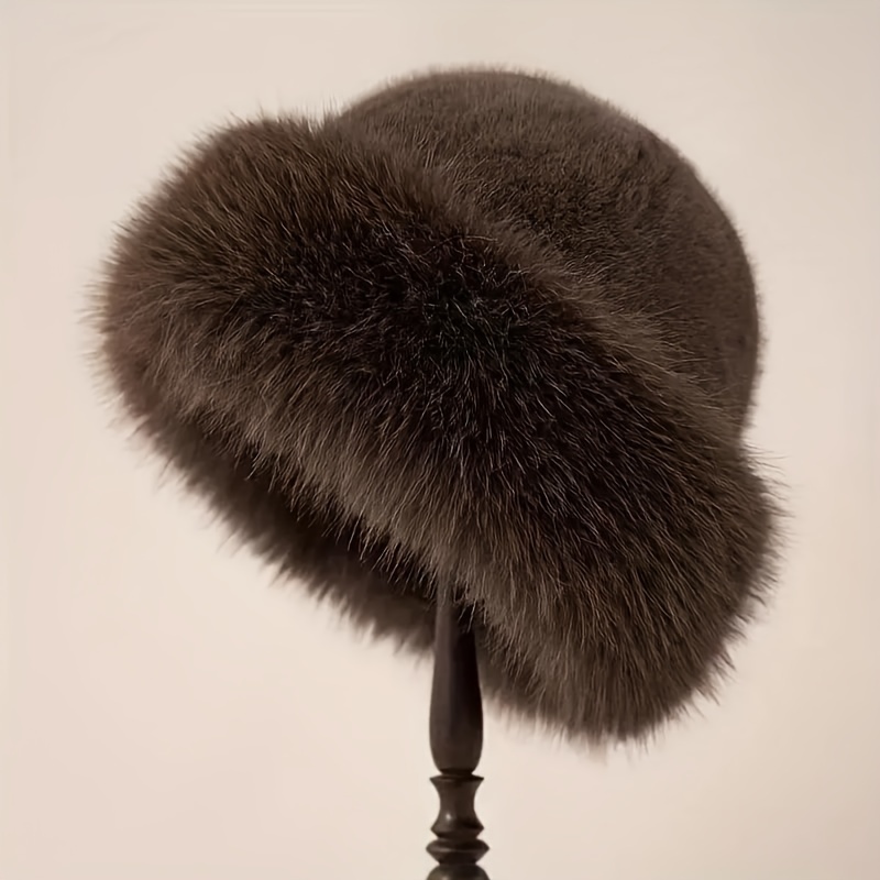 

Ladies' Fur Hat, Size, Fox Fur Decoration, Ear , Multifunctional ,