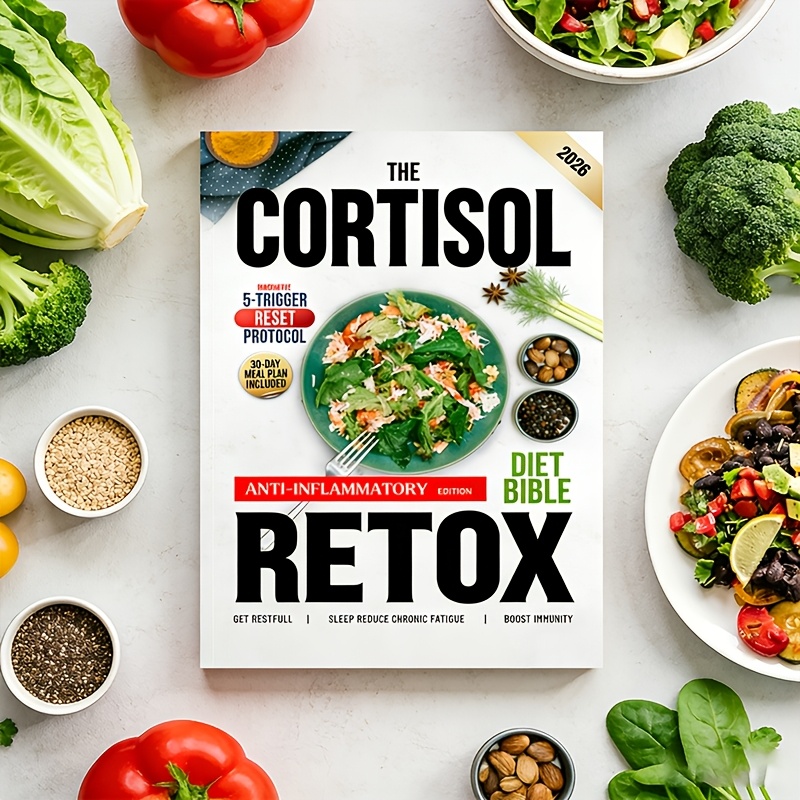 The Cortisol Detox Diet Bible: All-in-One | 30-Day Plan Based on the Innovative Five-Trigger Reset Protocol to Balance Hormones, Restore Energy, and Achieve Lasting Weight Loss