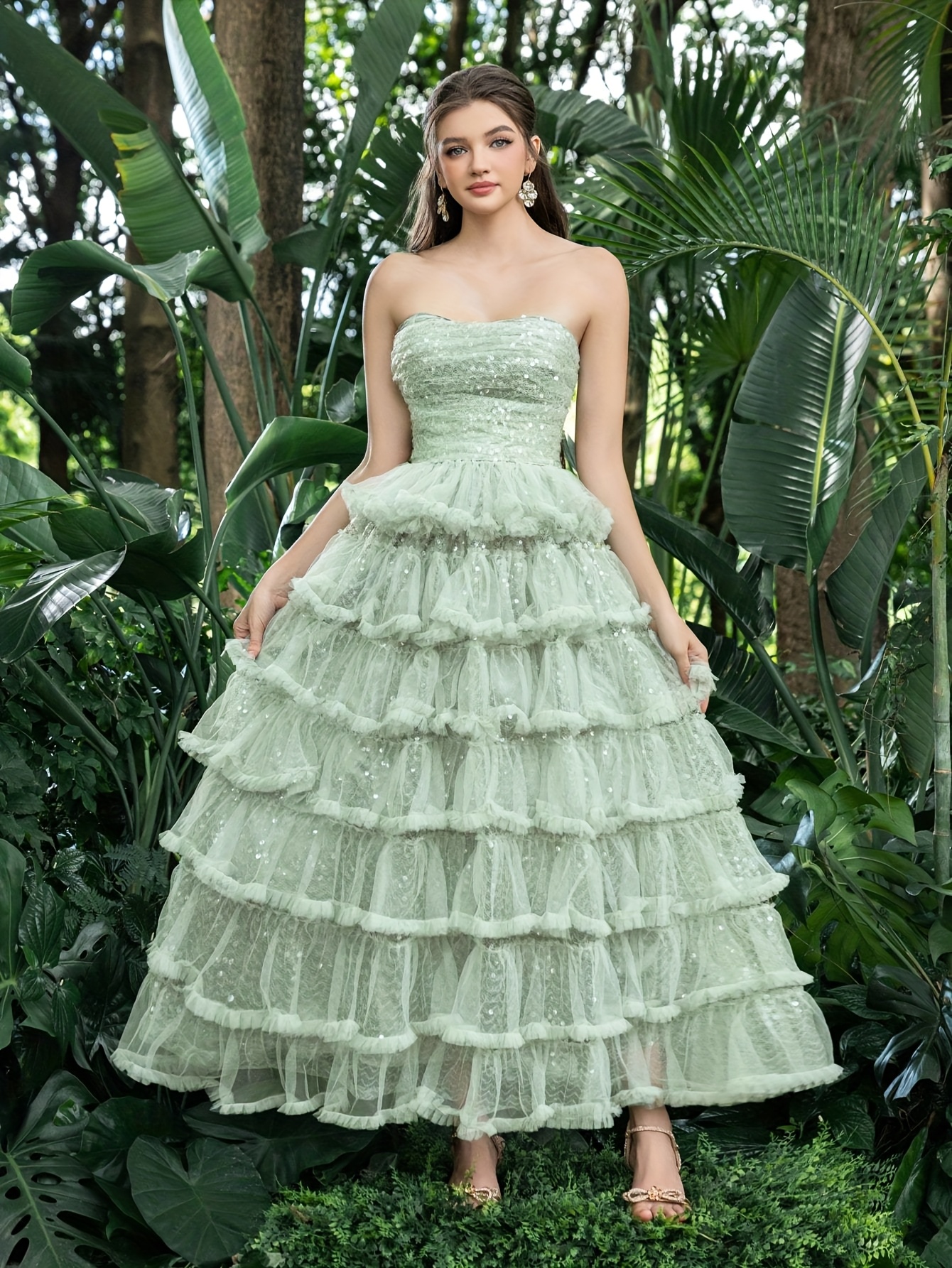 formal dress manila Manila Strapless Midi Dress FUCHSIA / M by Sugarlips main image 1