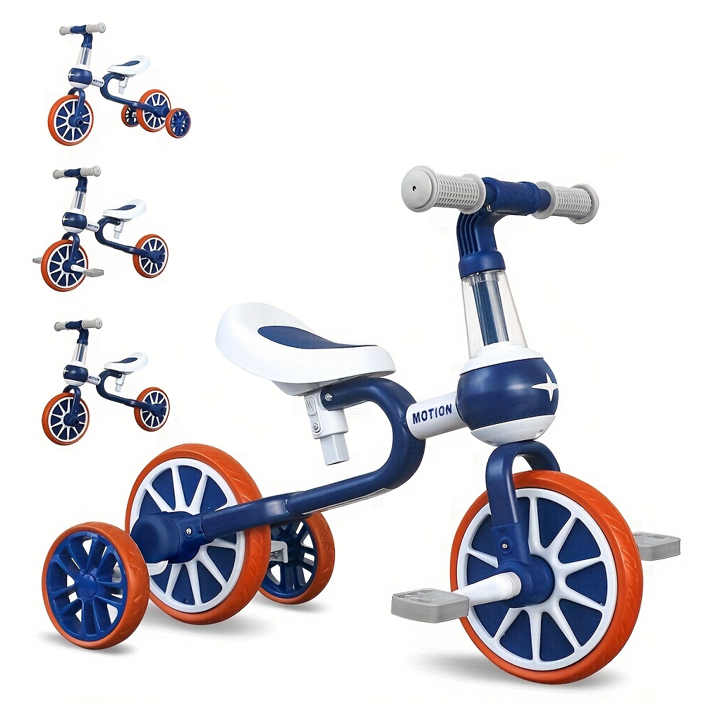 

3 In 1 Kids For 1-4 Years Old Kids, With Detachable Pedal And , Bike Riding Toys For Boys Girls, Infant Toddler First Birthday Gifts