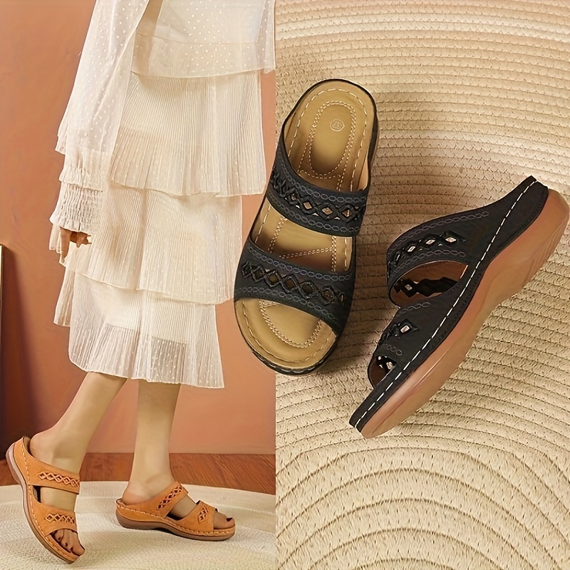 Verano 2022 Zapatos Que Se Llevan Este Verano Sandalias Mujer Chanclas  Retro Zapatos Verano Temu
