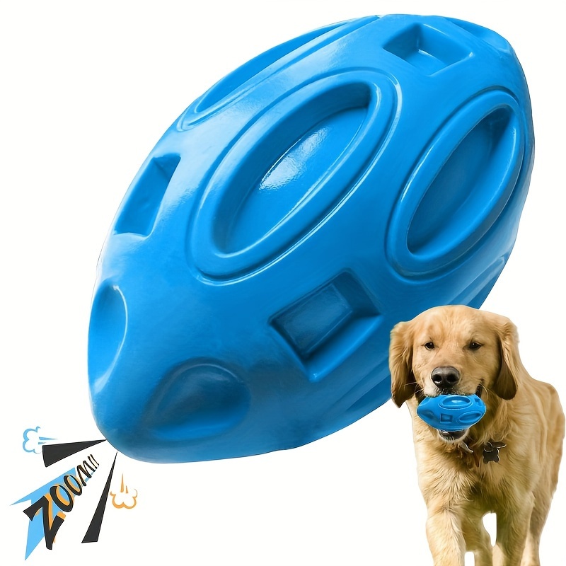 

Squeaky Rugby Dog Toy For Chewers - For & Fun, For Small Breeds