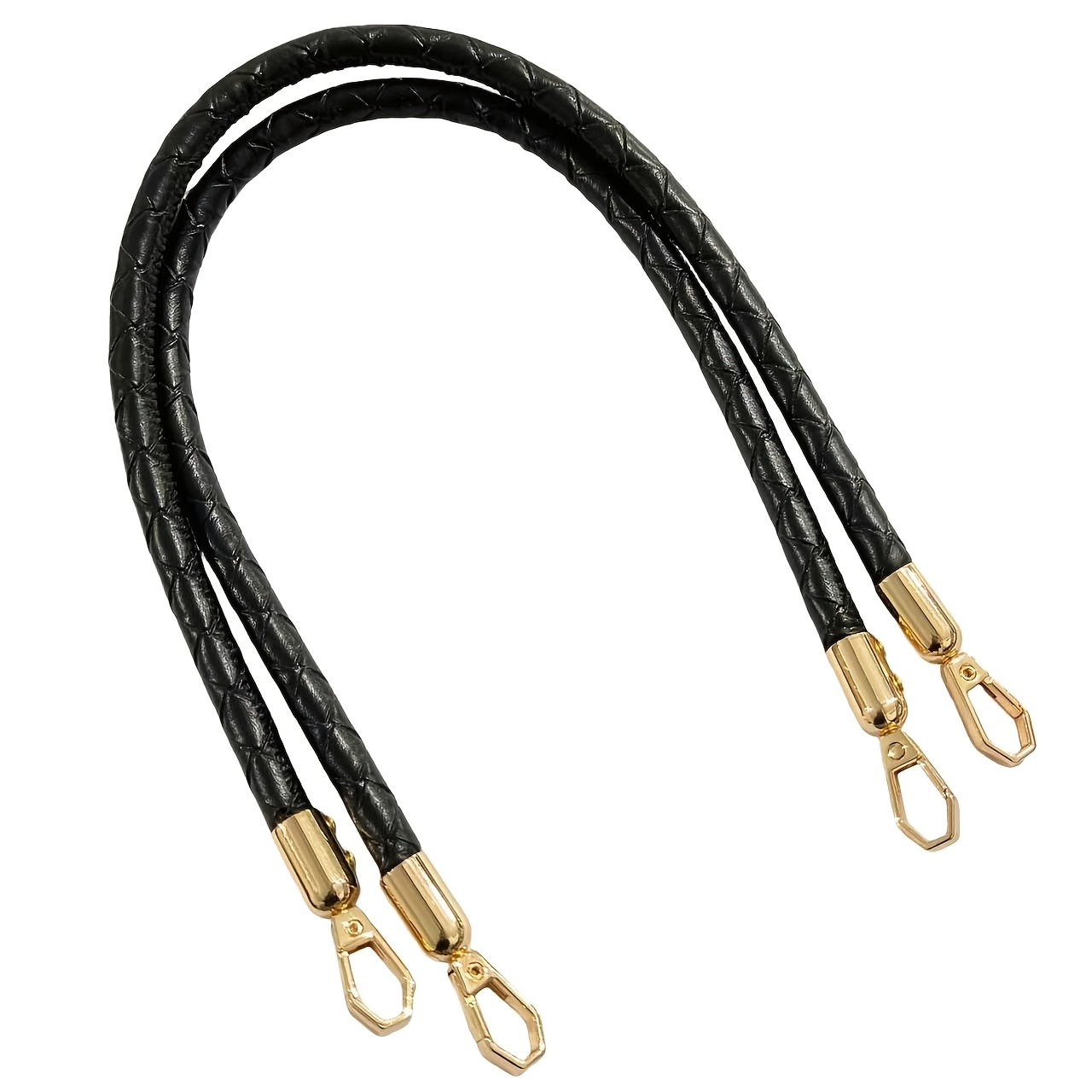 TEMU 2 piezas de correa de tejida de 45cm/13.78 pulgadas con cierres de metal | Correa de de repuesto ajustable, correa de bolso resistente para