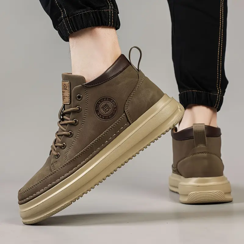 mens top casual sneakers stylish versatile sneakers with lace up closure for outdoor activities sneakers modern casual sneakers synthetic sneakers Product details 4