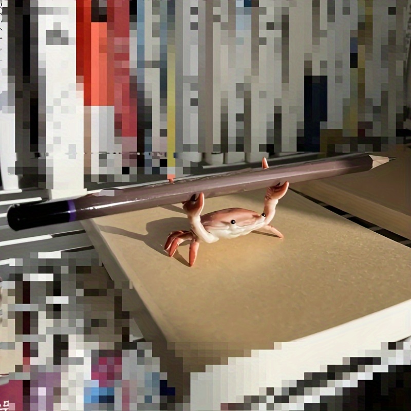   your   fun functional crab pen holder unique desk accessory with clip holder for  