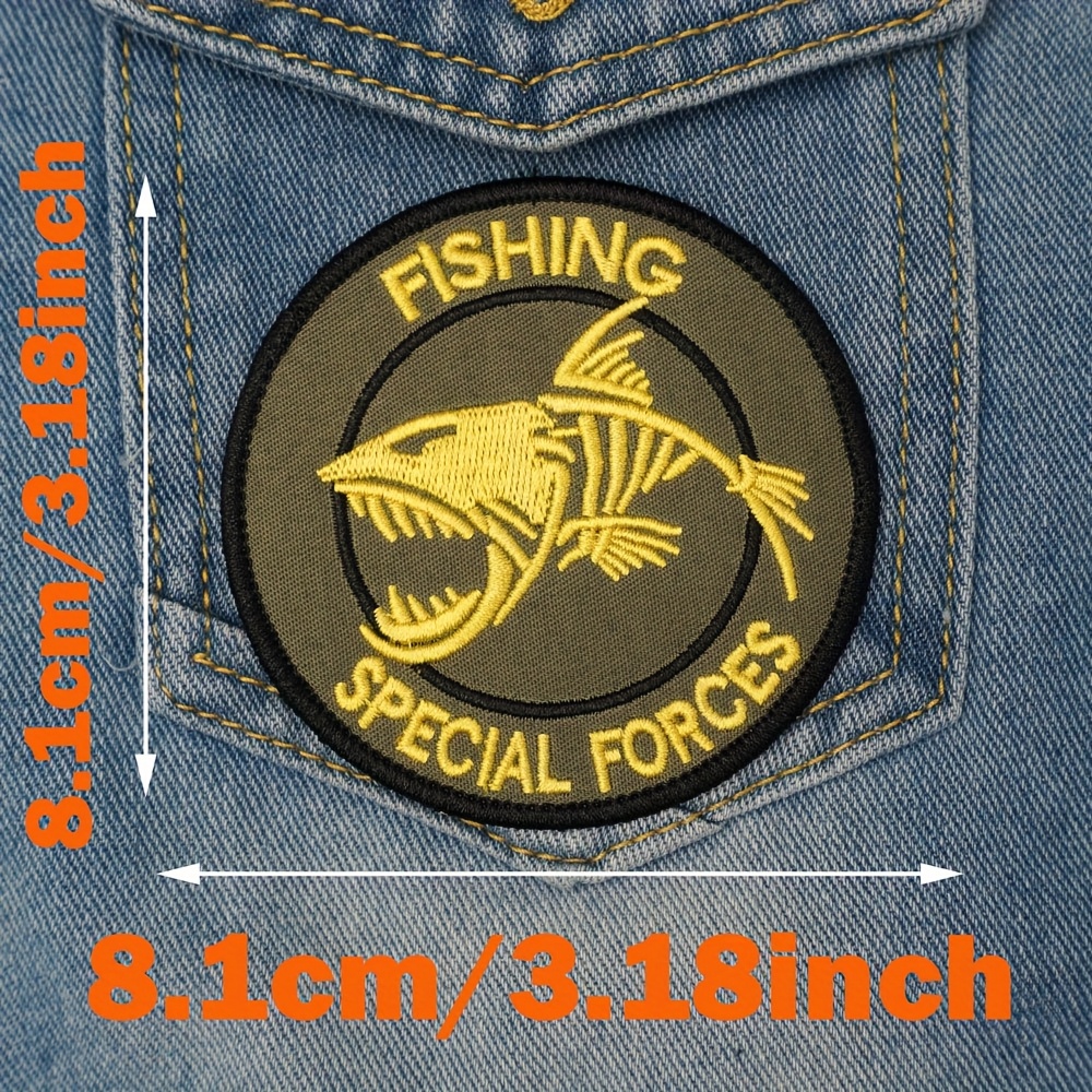 Army Embroidered Patch With Lock Edge, Hand-sewn Badge For Backpacks And Apparel, Cloth Patch