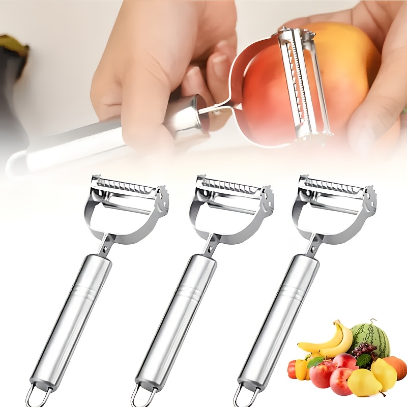 TEMU 2/3pcs Fruit Peeler, Kitchen Vegetable Peeler, Peeler, Vegetable Grater, Fruit Grater, Chopper, Vegetable Cutter, Melon Peeler, Fruit Peel