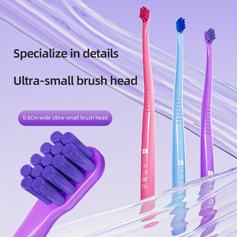Adult Toothbrush with Extra-Small Head for Braces