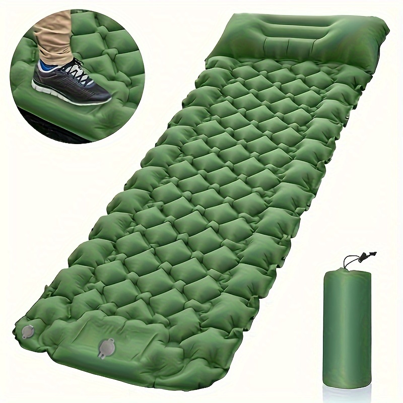 

Matelas de Gonflable Pompe Intégrée & Appui-Tête - la Randonnée & , Sac de Rangement