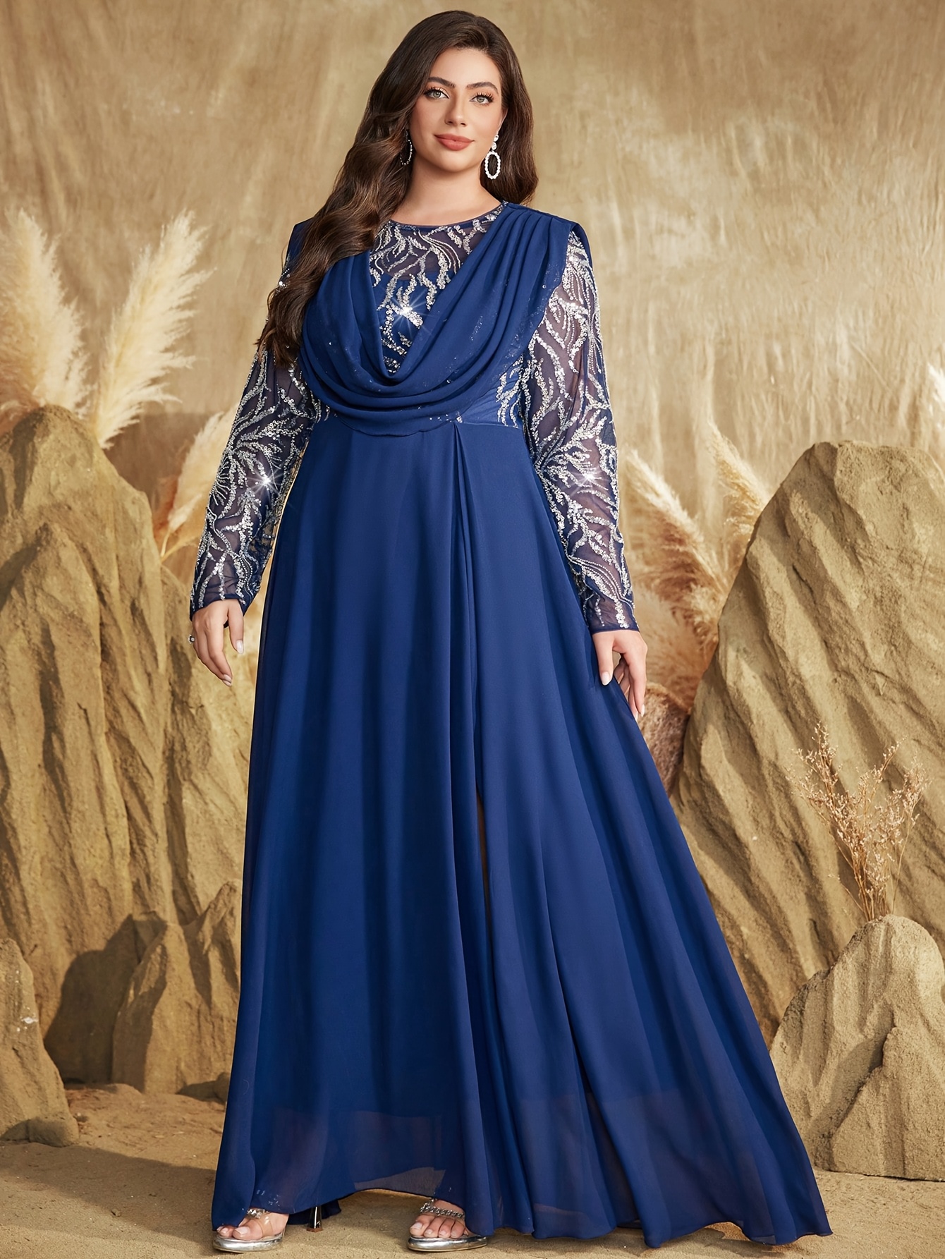 long sleeve bridesmaid dresses sold on Temu Australia