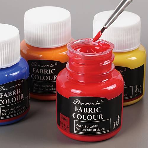 12 colors per jar artistic textile quick drying and suitable for canvas stone crafts and art projects an for back to school and holiday gifts