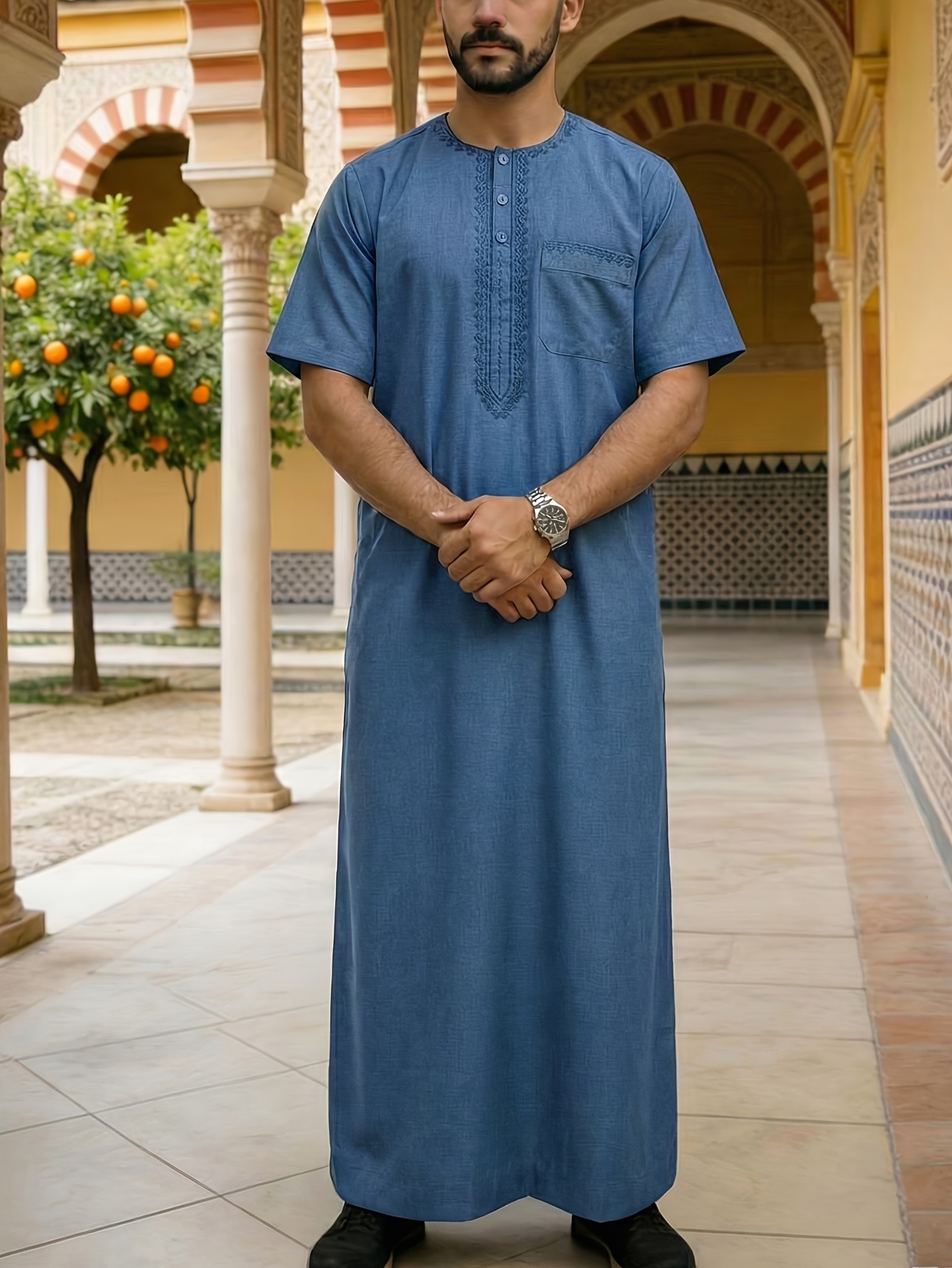 mens abaya sold on Temu United States
