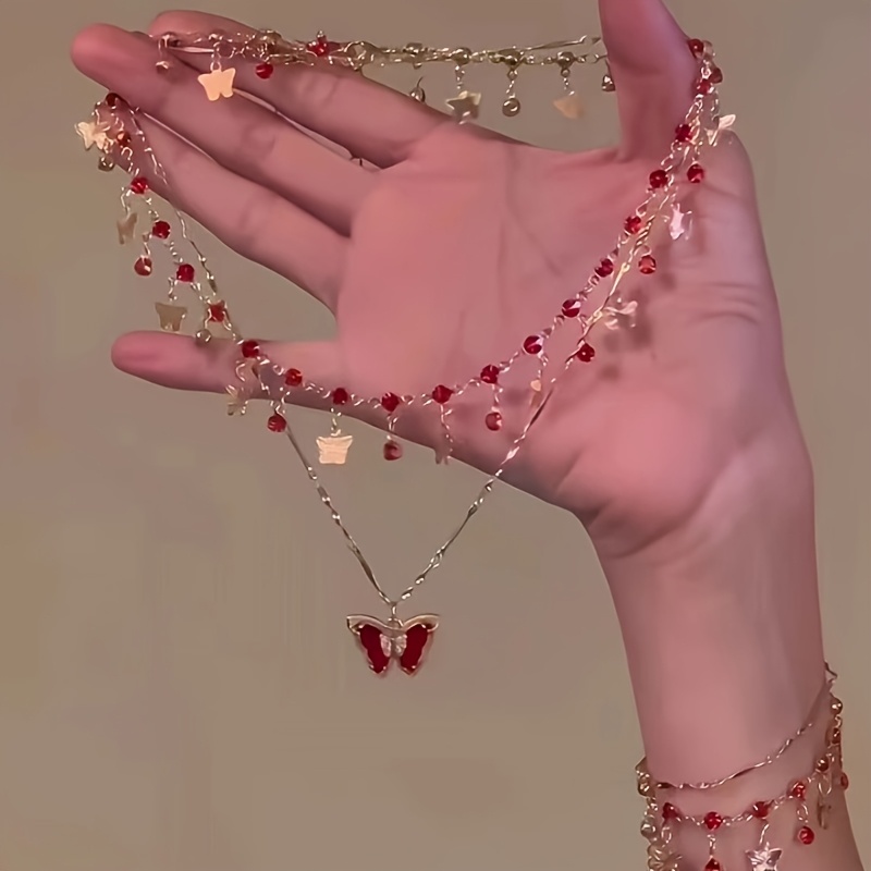 Butterfly Charm Bracelet Alloy Daily Wear