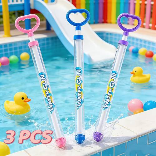 3pcs firework water gun toy set beach pool outdoor party props interactive multiplayer gift for boys and girls birthday surprises