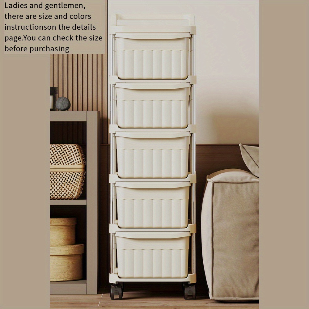 rolling storage cart with drawers   mobile organizer with 360 wheels for kitchen bathroom bedroom narrow space saving utility cart for snacks makeup household supplies Product details 2