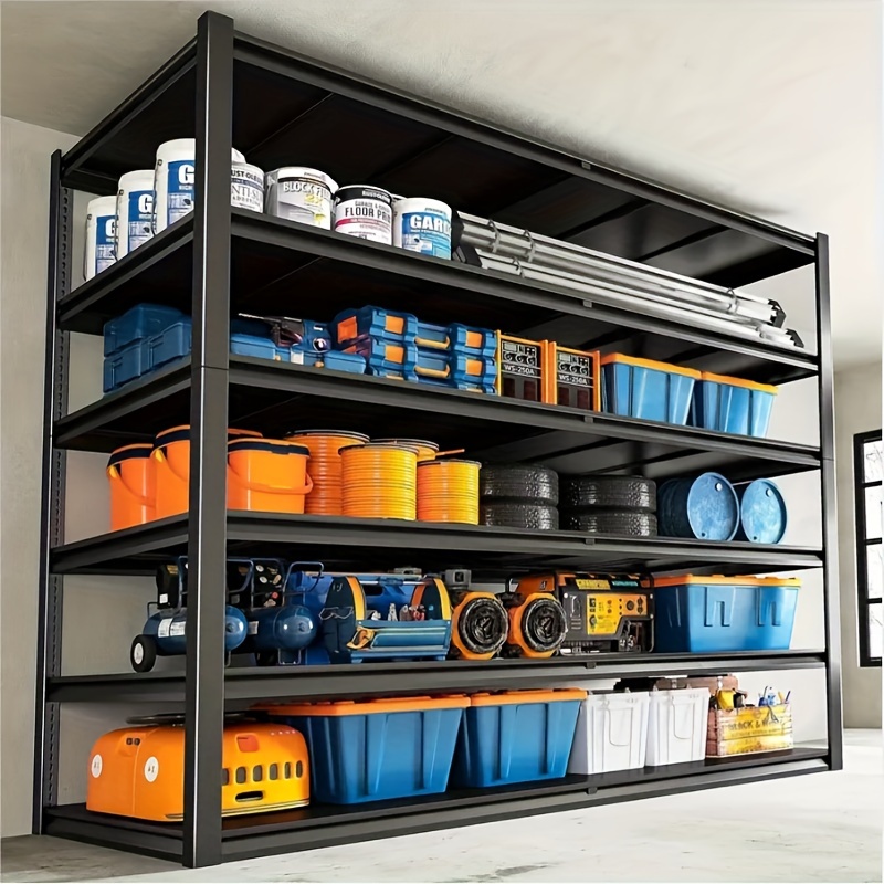 

Storage Shelf 5 Layer Heavy Metal Shelf Unit Adjustable Shelf Unit And Storage Shelf Kitchen Garage Shelf H72 * W47.2 * D23.6