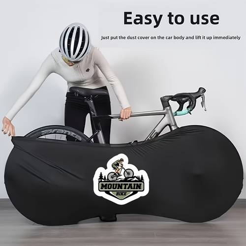 hochwertige fahrrabdeckung mit rennstrecken-karten-druck, premium stilvolles aussehen, universeller fahrradschutz, durchdachtes weihnachtsgeschenk & geburtstagsgeschenk