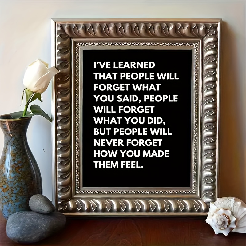 Inspirational Quote Wall Art Inspirational Motto Print Home Temu